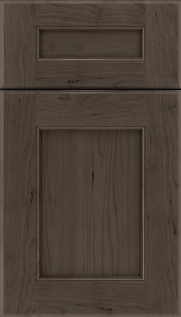 Tamarind 5pc Cherry shaker cabinet door in Thunder