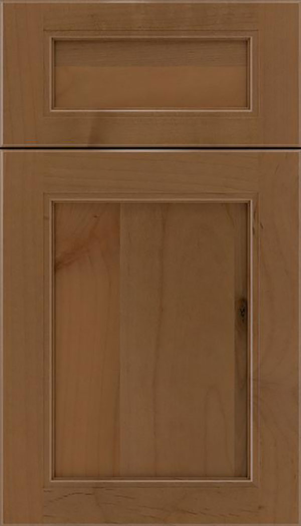 Templeton 5pc Alder recessed panel cabinet door in Tuscan