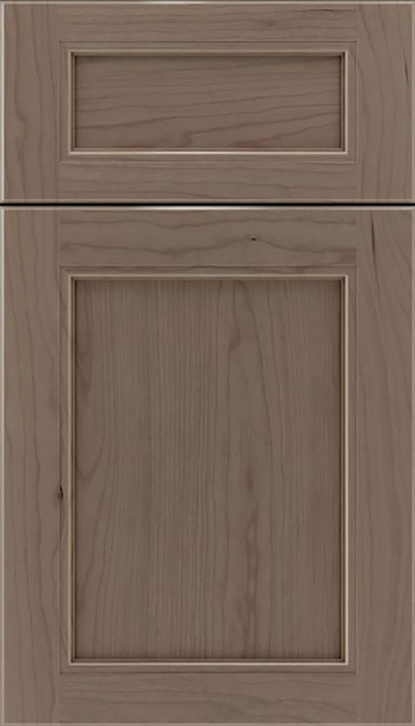 Templeton 5pc Cherry recessed panel cabinet door in Winter