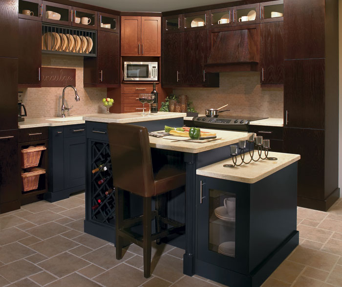 Bar Cabinet Pull in Brushed Nickel - Kitchen Craft